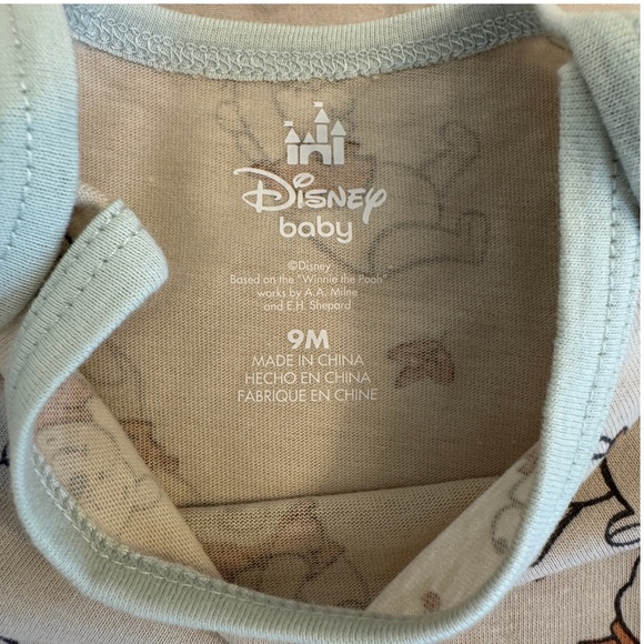 NWOT Disney Winnie the Pooh Onesie 9 Months - Picture 3 of 4